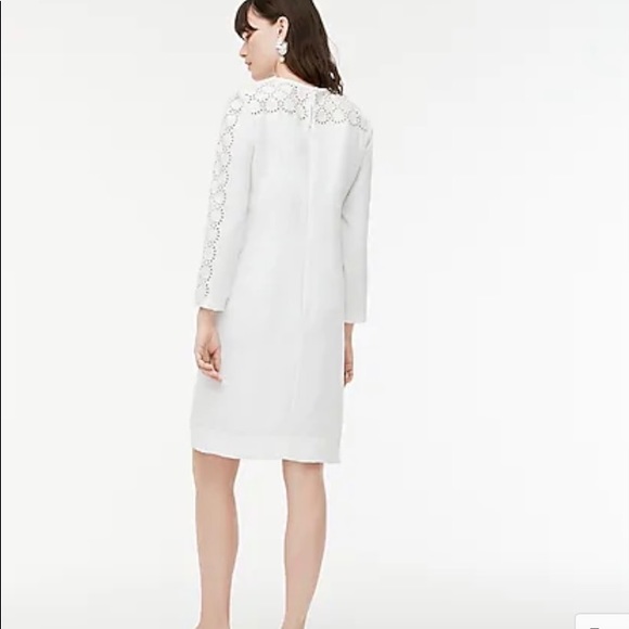 JCrew NWT Laser Cut Eyelet Dress - Picture 5 of 8